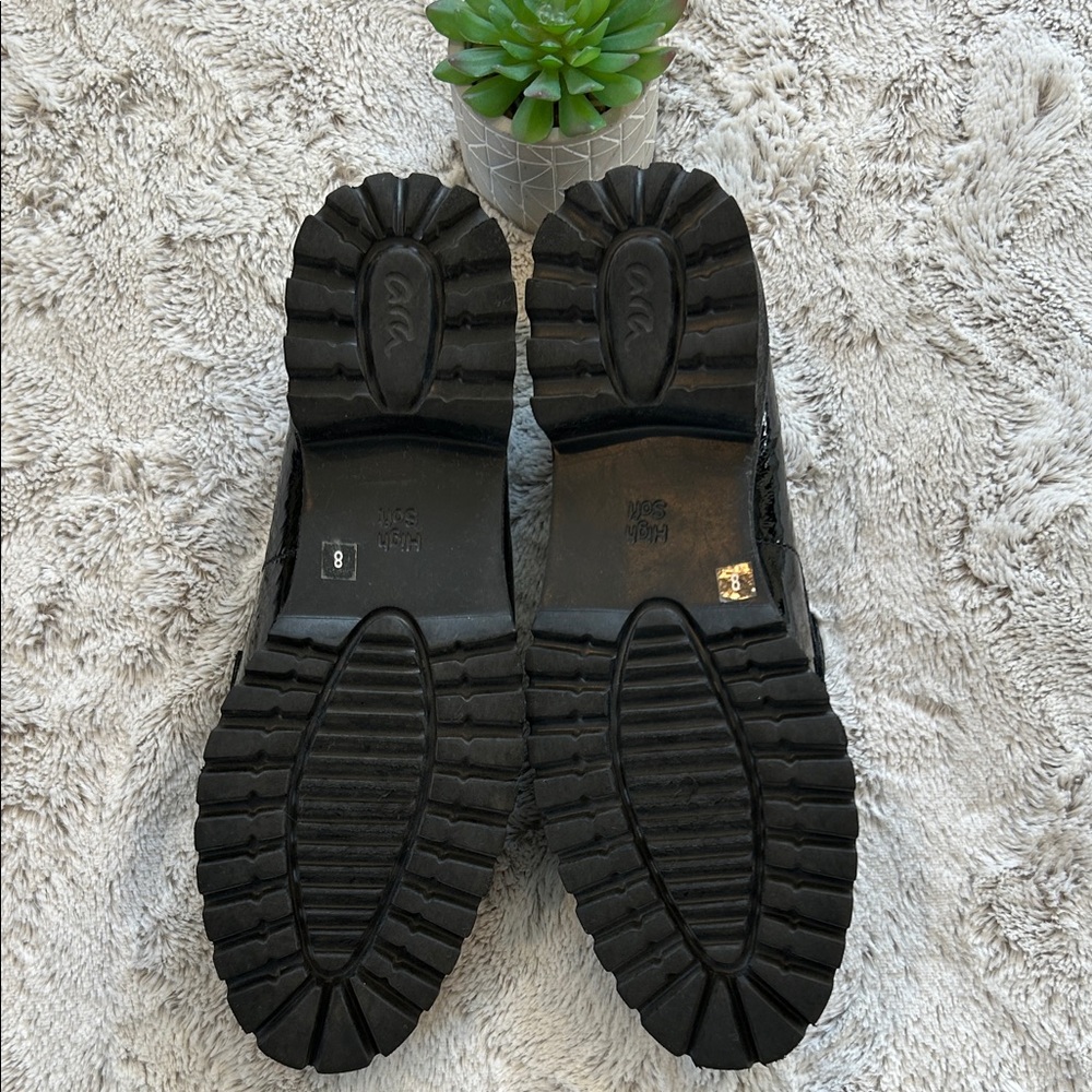 Ara Shiny Black Loafers - Picture 3 of 6
